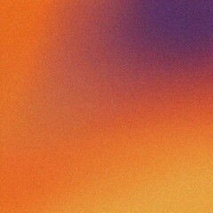 Orange grainy gradient background, grainy texture effect, web banner design copy space