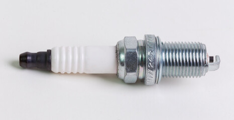 sparking plug on white background