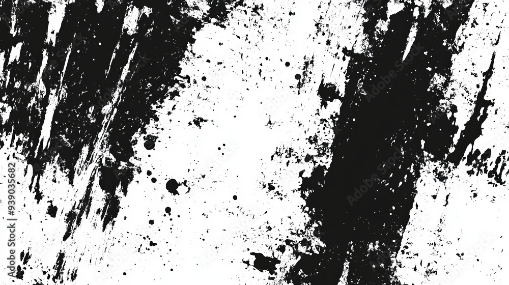 Poster rough black and white texture vector featuring a distressed overlay and a grunge background an abstr