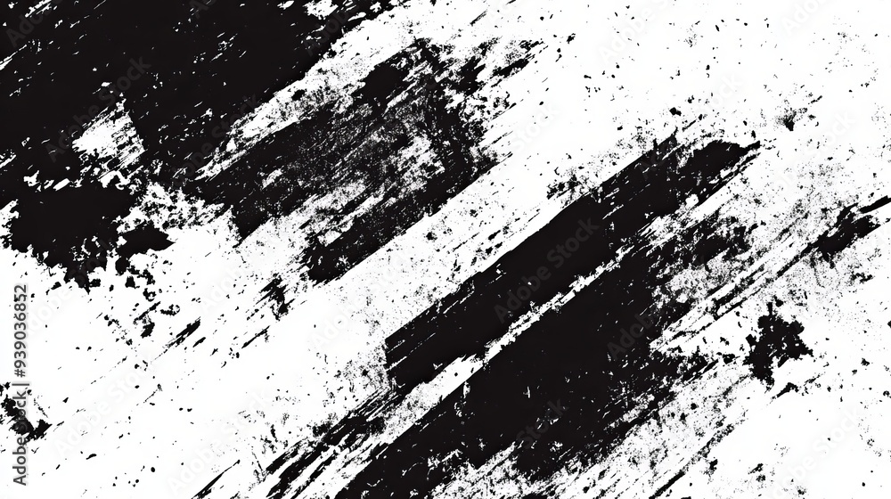 Poster rough black and white texture vector featuring a distressed overlay and a grunge background an abstr