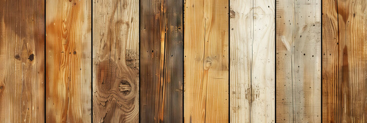 Fototapeta premium Natural Wood Grain: A rustic wooden panel in natural tones, complementing any nature-inspired office design.