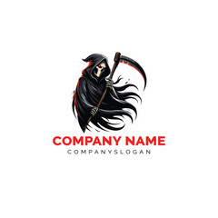 horror logo design, evil logo design, vector logo, illustration