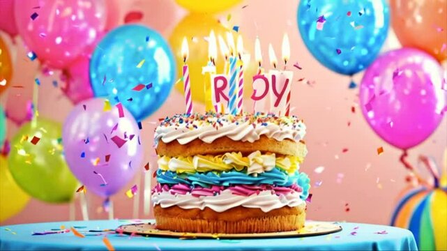 Birthday, Celebration, Colorful, Happy, Backgrounds, Concept