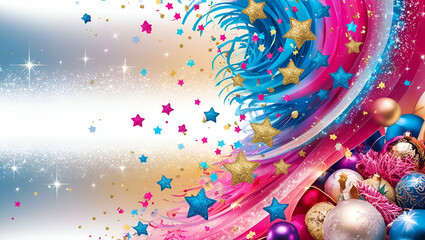 Title: "A Vibrant and Luxurious Celebration Scene"

