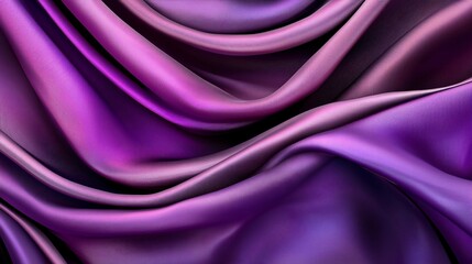 Fototapeta premium Purple Satin Drape.