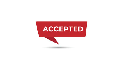 accept open button web banner templates. Vector Illustration 
