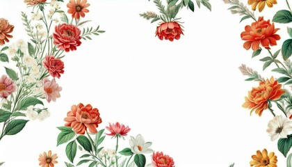 seamless pattern with flowers