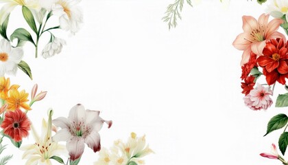 seamless pattern with flowers