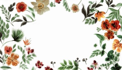 seamless pattern with flowers