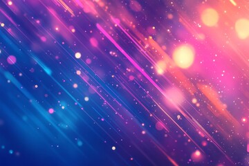 Obraz premium Abstract Light Streaks Against Cosmic Pastel Background Displaying Magical Atmosphere and Serenity