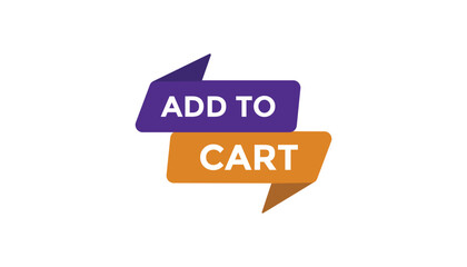 Add to cart  button web banner templates. Vector Illustration 
