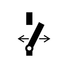 ISO prohibition safety signs_do not alter the state of the switch symbol only