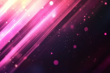 Fototapeta premium Abstract Glowing Streaks of Soft Pink and Purple with Dotted Accents and a Dreamlike Atmosphere
