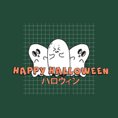 Halloween character vector social media post, banner, and flyer