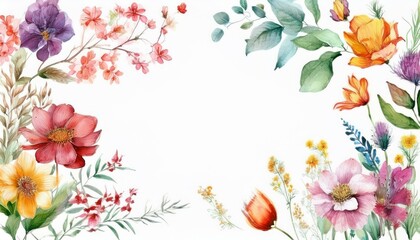 spring flowers background