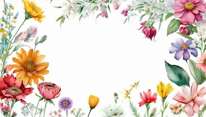 spring flowers background