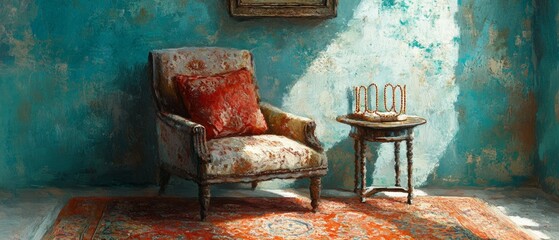 Prayer Rug Home Corner Islam Religion Spiritual Symbol