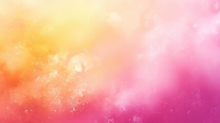 Soft gradient of pink, orange, and yellow summer colors, creating a smooth, defocused abstract background texture