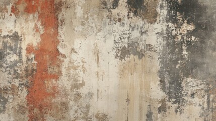 Obraz premium Textured wallpaper with a rustic, distressed look, featuring earthy tones and organic patterns for a cozy, natural vibe.