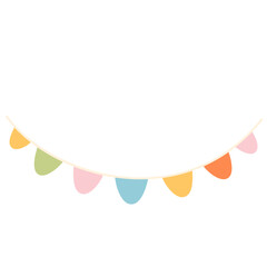 Festival garland illustration