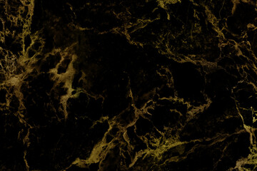 Gold and Black marble patterned texture background.