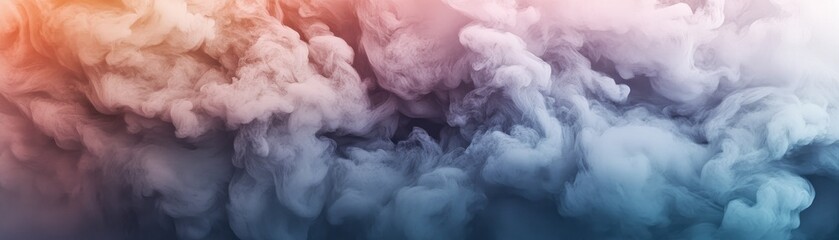 Abstract Swirling Smoke with Pastel Colors