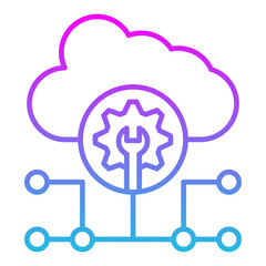 Cloud computing Icon