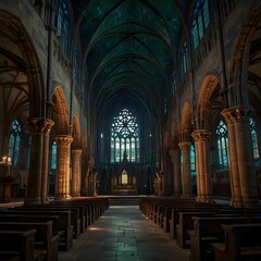 Fototapeta premium interior of church