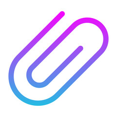 Obraz premium Paperclip Icon