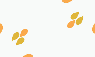 leaves frame background with copy space for text. Vector illustration.