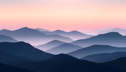 Fototapeta premium A simple gradient transitioning from a light to dark shade, creating a calm and soothing backdrop