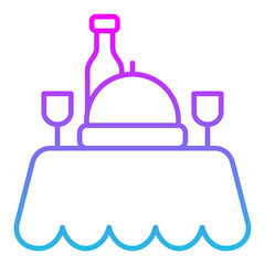 Fototapeta premium Dinner Icon