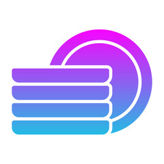 Obraz premium Plates Icon