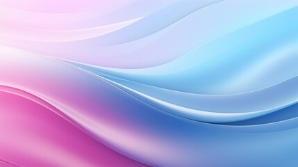 Fototapeta premium Smooth gradient waves blending into each other in pastel colors