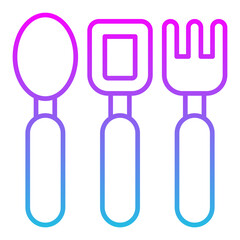 Baby cutlery Icon