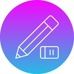 Pencil and eraser Icon