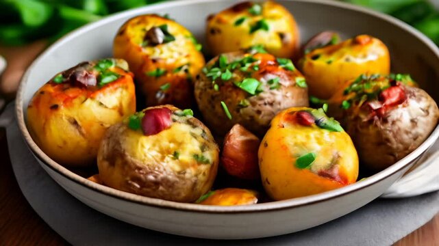  Deliciously roasted garlic bulbs ready to enhance any dish