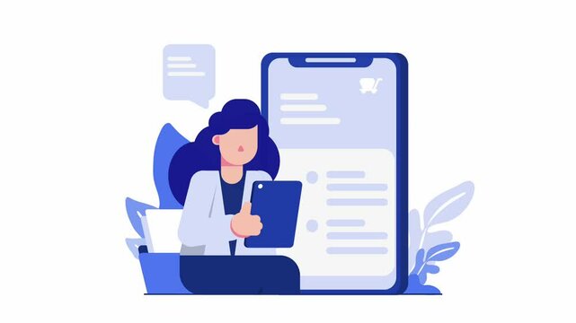 Transform your website with visually appealing animated waitlist order flat illustrations that amaze customers and drive revenue growth