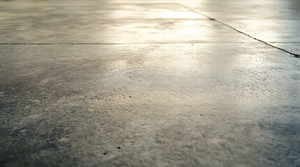 View of a concrete floor