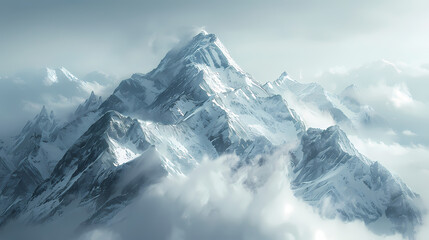 Obraz premium low square mountain ridge,stockphoto style