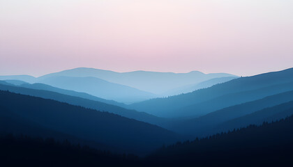 Naklejka premium A simple gradient transitioning from a light to dark shade, creating a calm and soothing backdrop