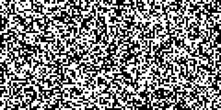 Monochrome qr code seamless pattern with pixel texture. 2 bit bg for scanners. Vector abstract background