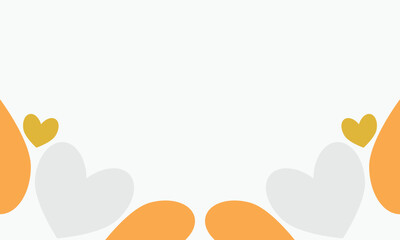 leaves on a white background with space for text. Vector illustration.