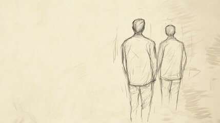 Obraz premium Psalms 51: Figure Facing a Mirror Reflecting Younger Self, Symbolizing the Acknowledgment of Sin and Plea for God’s Purification