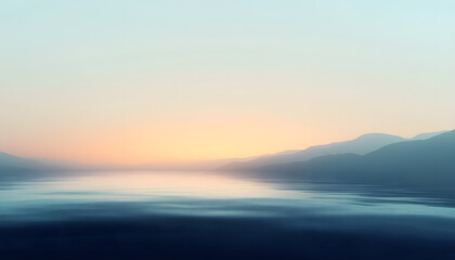 Fototapeta premium A simple gradient transitioning from a light to dark shade, creating a calm and soothing backdrop