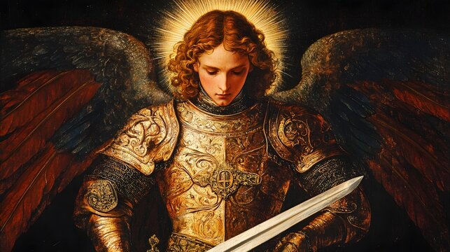 Archangel Michael With Sword Images – Browse 1,490 Stock Photos ...