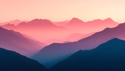 Obraz premium A simple gradient transitioning from a light to dark shade, creating a calm and soothing backdrop