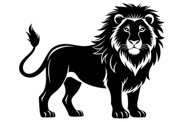 Lion Silhouette Vector Illustration