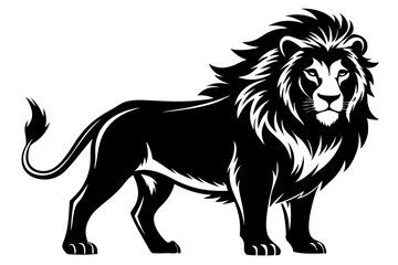 Lion Silhouette Vector Illustration