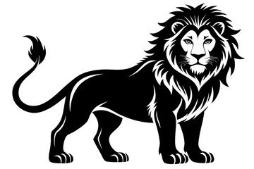 Lion Silhouette Vector Illustration